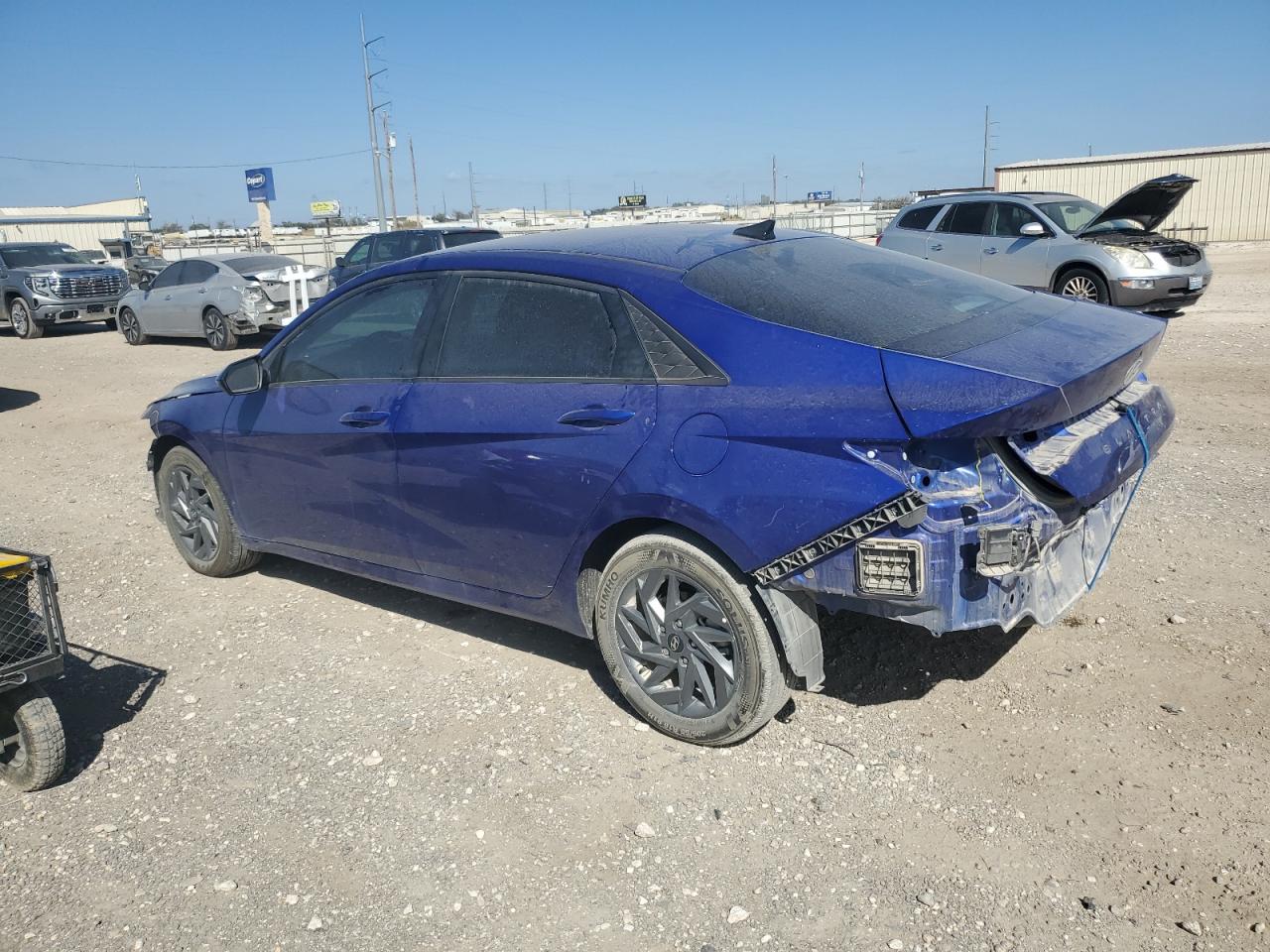 2024 Hyundai Elantra VIN KMHLM4DG2RU791553 Copart auction photo, front end / rear end damage thumbnail 2