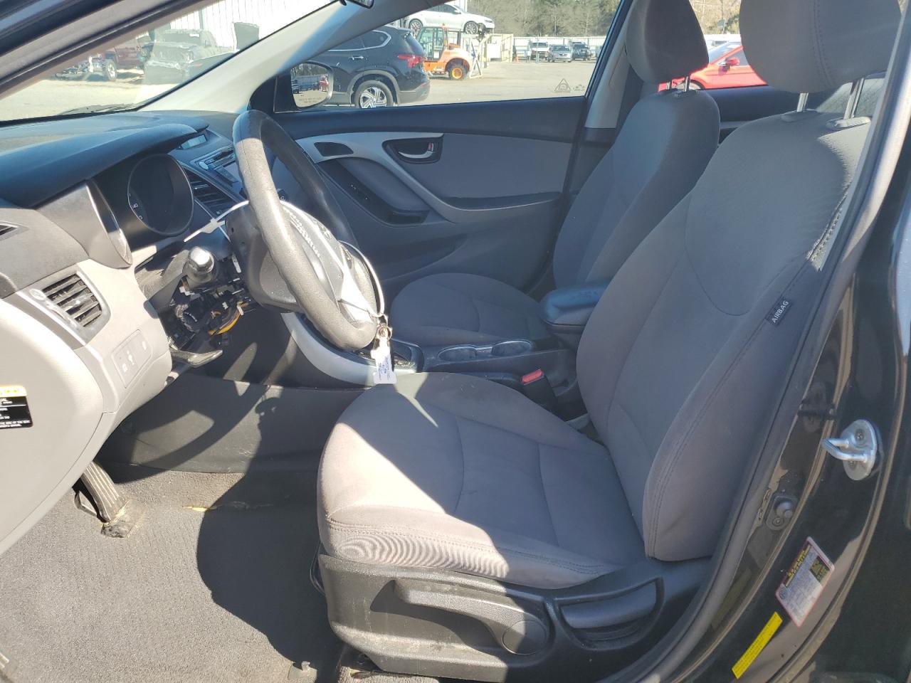 2016 Hyundai Elantra VIN 5NPDH4AE7GH795203 Copart auction photo, vandalism damage thumbnail 7