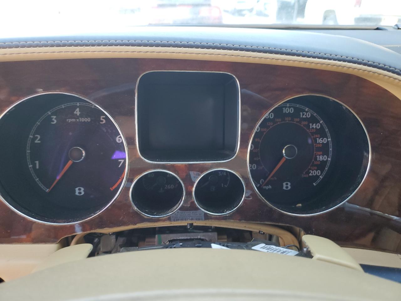 2008 Bentley Continental VIN SCBBR93W08C053040 Copart auction photo, mechanical / water/flood damage thumbnail 9