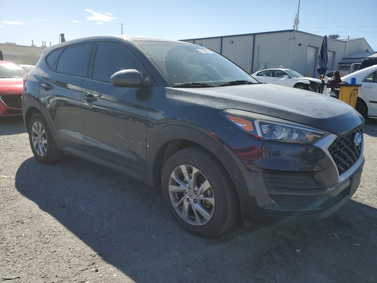 2019 Hyundai Tucson VIN KM8J23A46KU942160 Copart auction photo, vandalism / rear end damage thumbnail 4