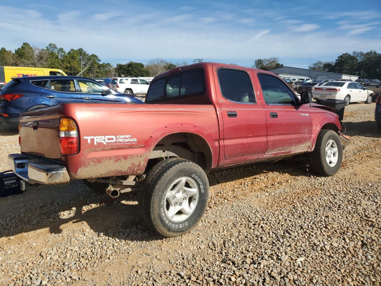 2004 Toyota Tacoma VIN 5TEGM92N34Z353676 Copart auction photo, front end / side damage thumbnail 3