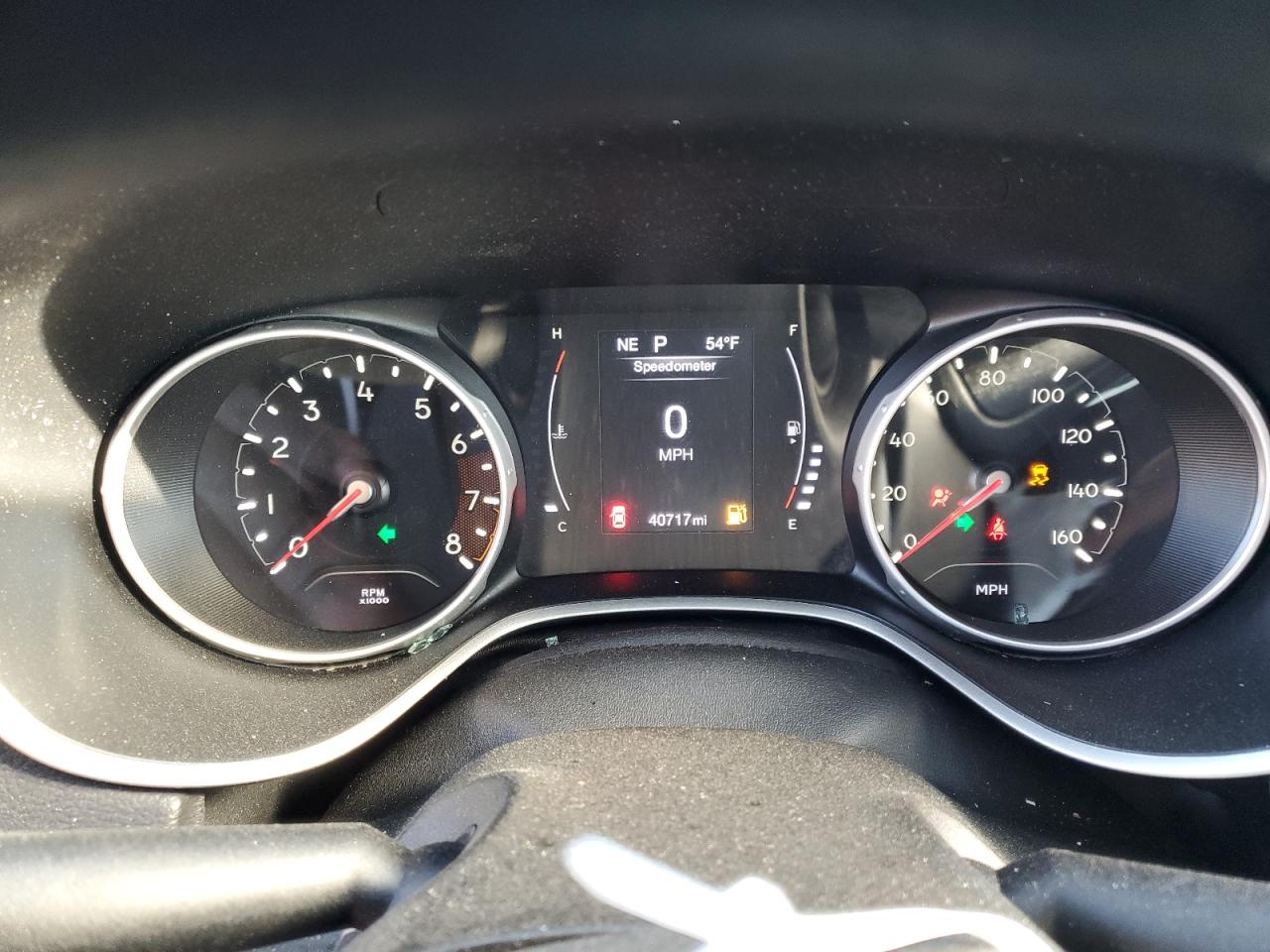 2021 Jeep Compass VIN 3C4NJDAB1MT500316 Copart auction photo, rollover damage thumbnail 9
