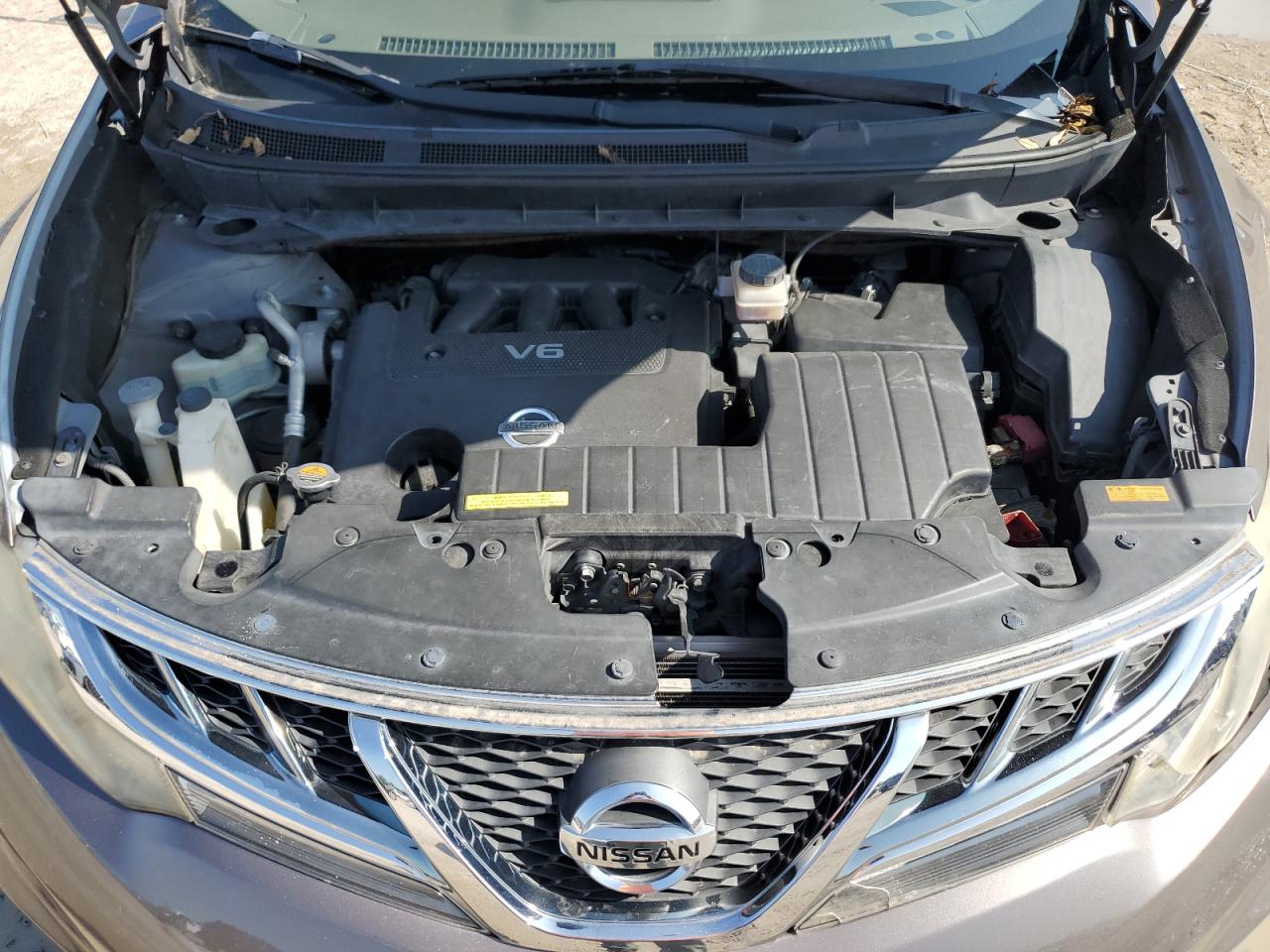 2011 Nissan Murano VIN JN8AZ1MW9BW153981 Copart auction photo, front end / side damage thumbnail 12