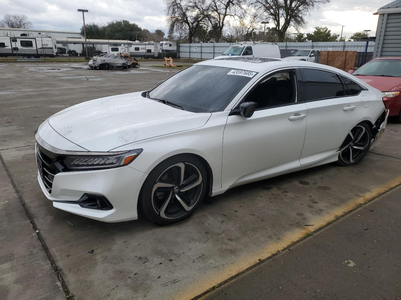 2021 Honda Accord VIN 1HGCV2F38MA014242