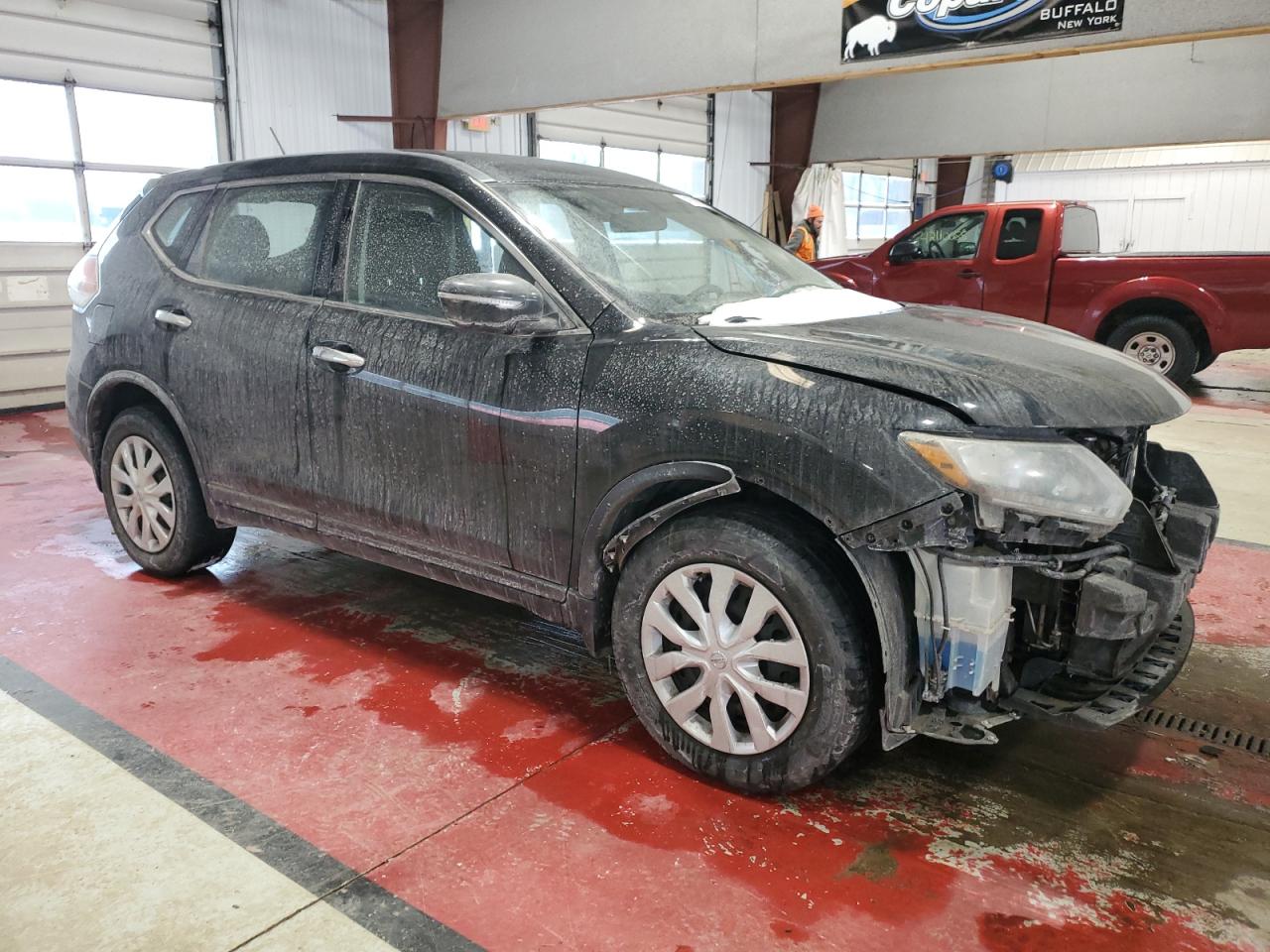 2015 Nissan Rogue VIN KNMAT2MV1FP566990 Copart auction photo, front end damage thumbnail 4