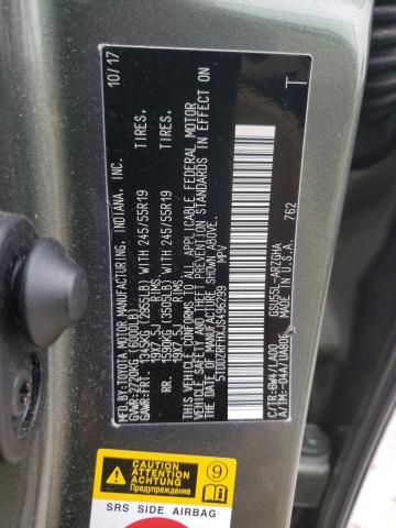 2018 Toyota Highlander VIN 5TDDZRFHXJS496299 Copart auction photo, front end damage thumbnail 13