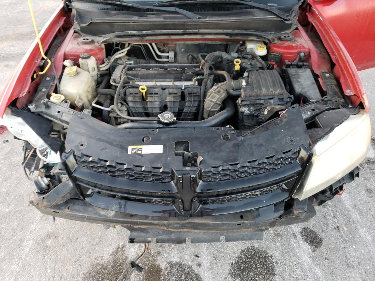 2014 Dodge Avenger VIN 1C3CDZAB5EN111129 Copart auction photo, front end / hail damage thumbnail 12