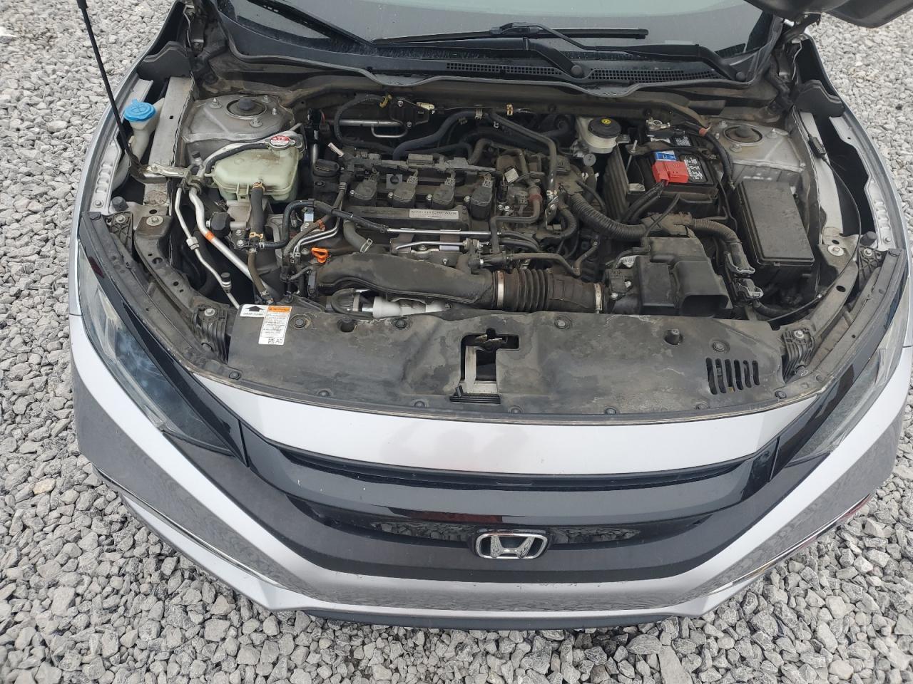 2019 Honda Civic VIN 19XFC1F3XKE007377 Copart auction photo, rear end damage thumbnail 11