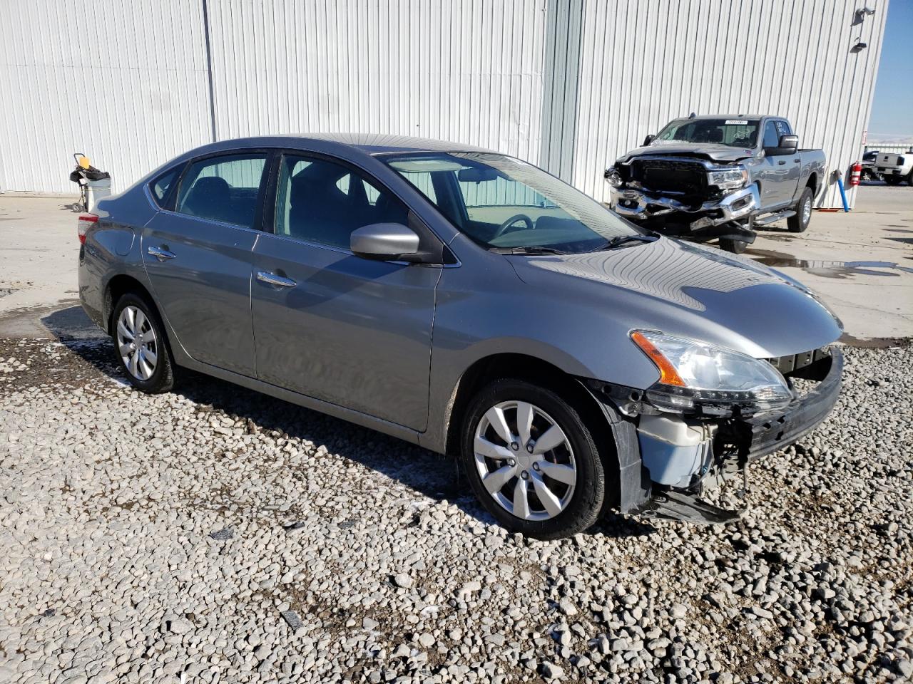 2014 Nissan Sentra VIN 3N1AB7AP2EY242503 Copart auction photo, front end damage thumbnail 4