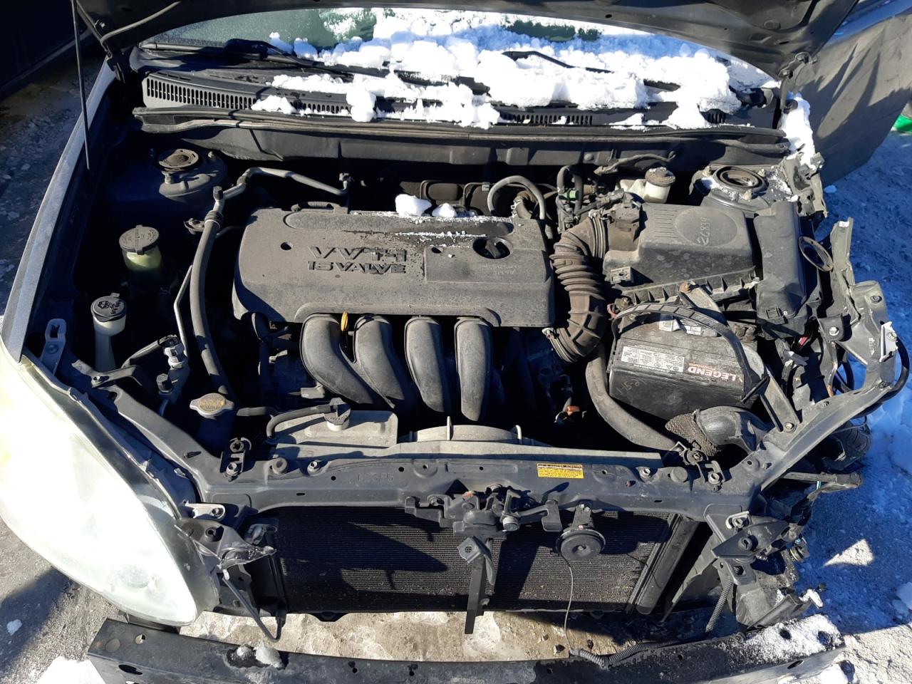 2005 Toyota Corolla VIN 2T1BR32E25C424379 Copart auction photo, all over damage thumbnail 11