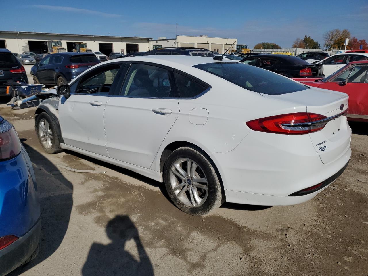 2018 Ford Fusion VIN 3FA6P0H71JR285922 Copart auction photo, front end / minor dent/scratches damage thumbnail 2
