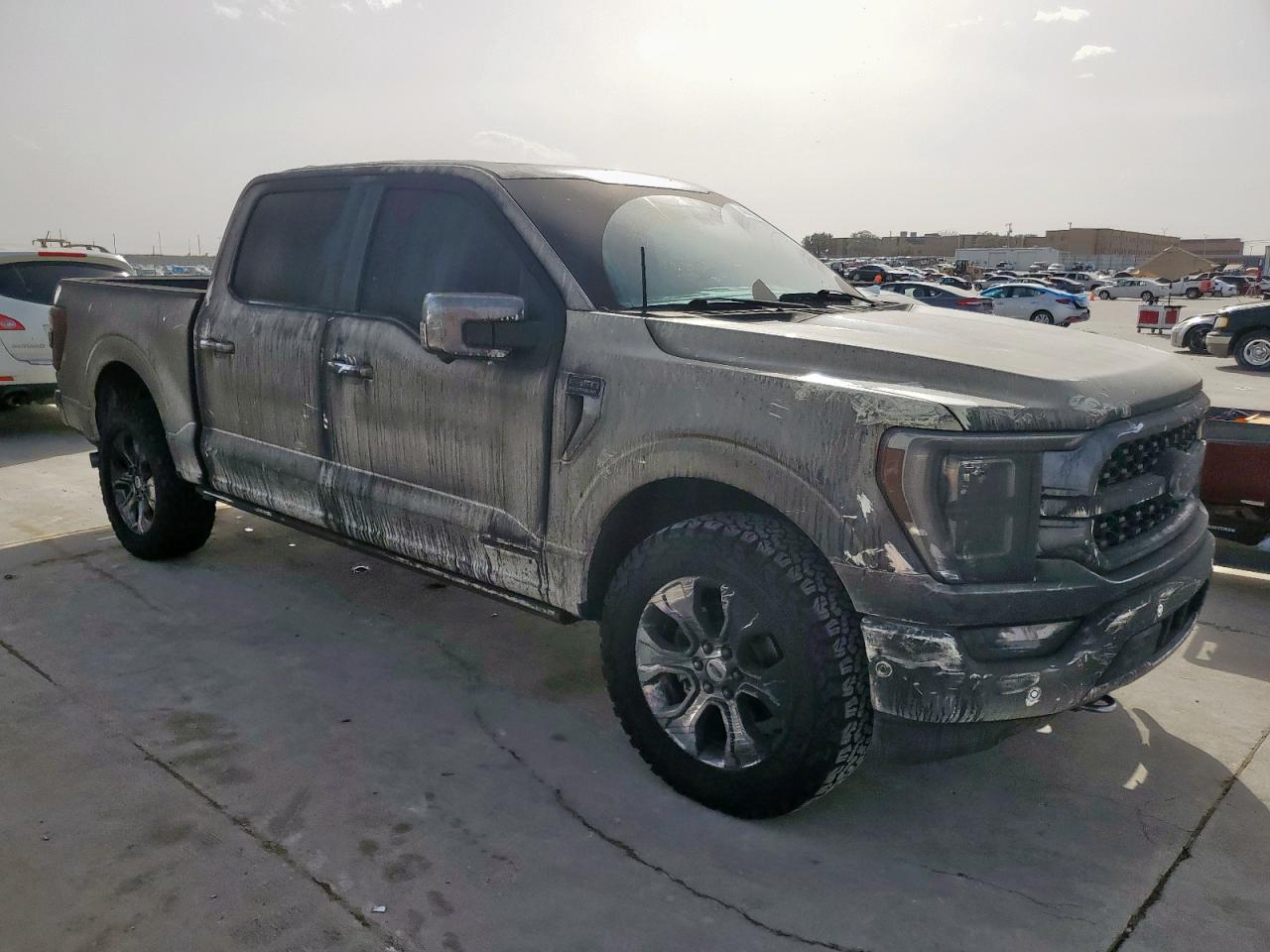 2021 Ford F-150 VIN 1FTFW1ED5MFC63775 Copart auction photo, burn damage thumbnail 4