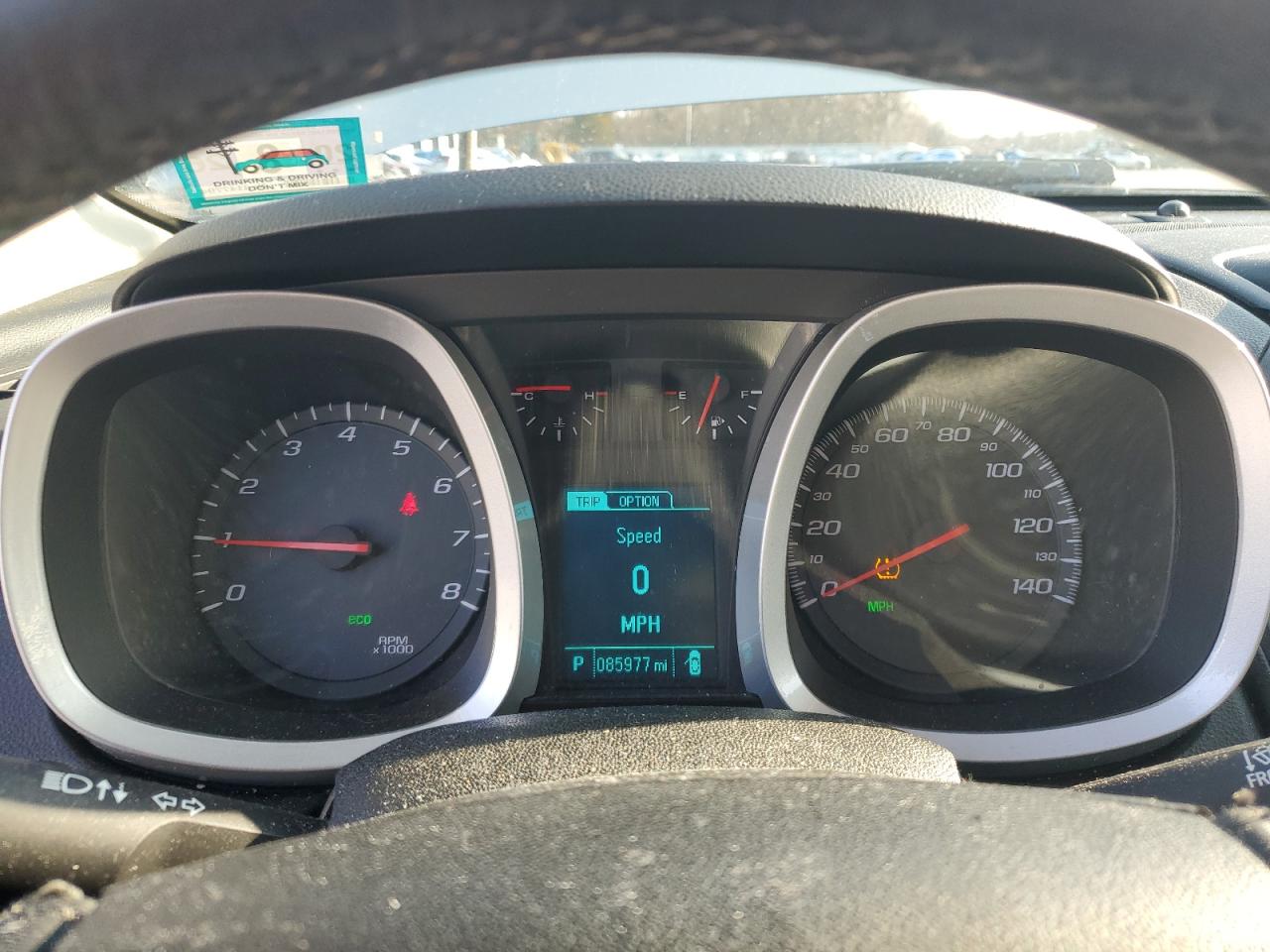 2013 Chevrolet Equinox VIN 2GNFLEEK2D6277228 Copart auction photo, front end damage thumbnail 9