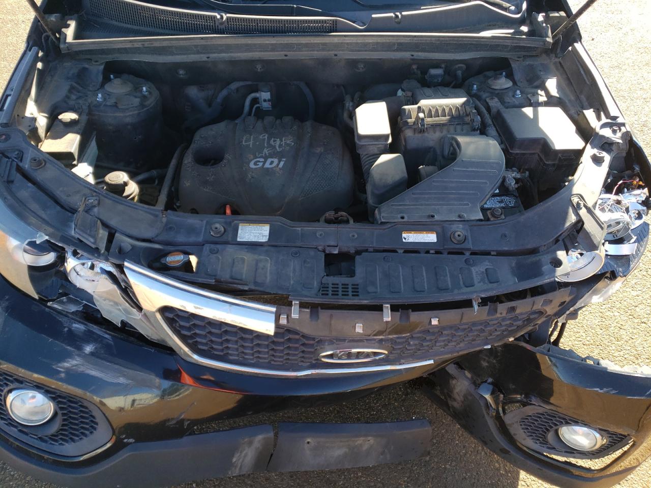 2012 KIA Sorento VIN 5XYKTCA65CG279089 Copart auction photo, front end damage thumbnail 13