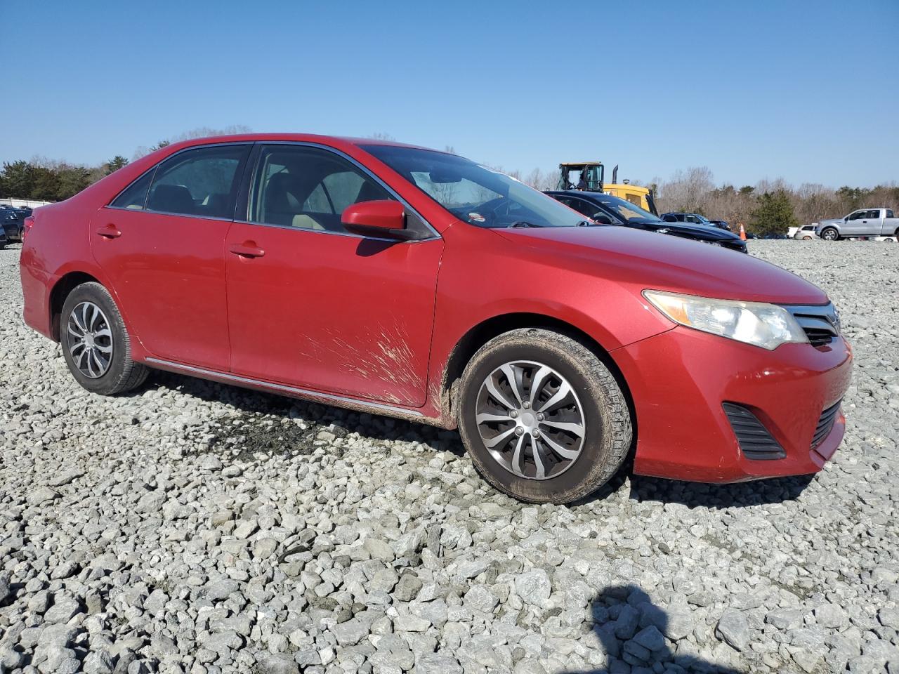 2013 Toyota Camry VIN 4T1BF1FK5DU703206 Copart auction photo, vandalism damage thumbnail 4