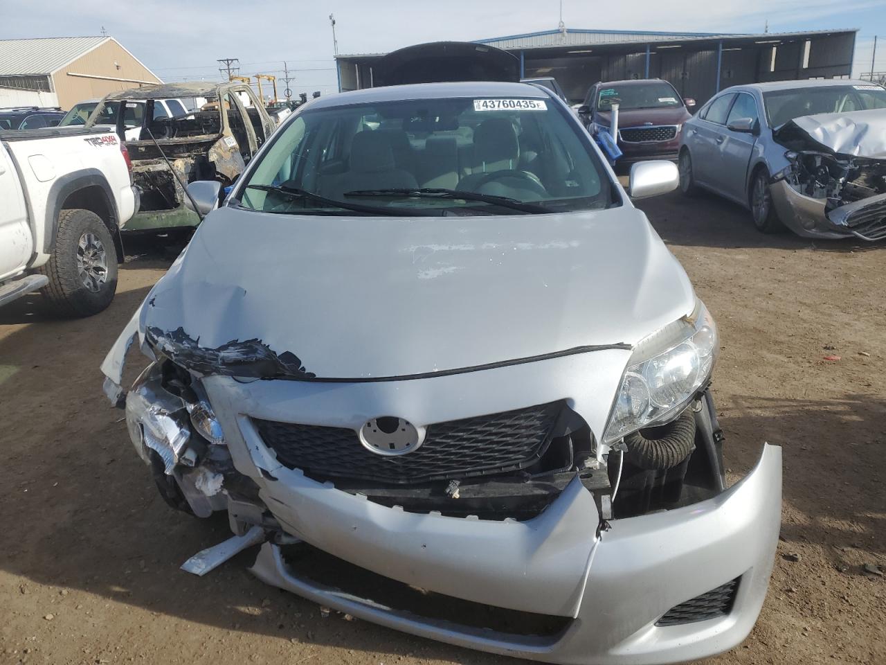 2010 Toyota Corolla VIN 1NXBU4EE3AZ361432 Copart auction photo, front end damage thumbnail 5