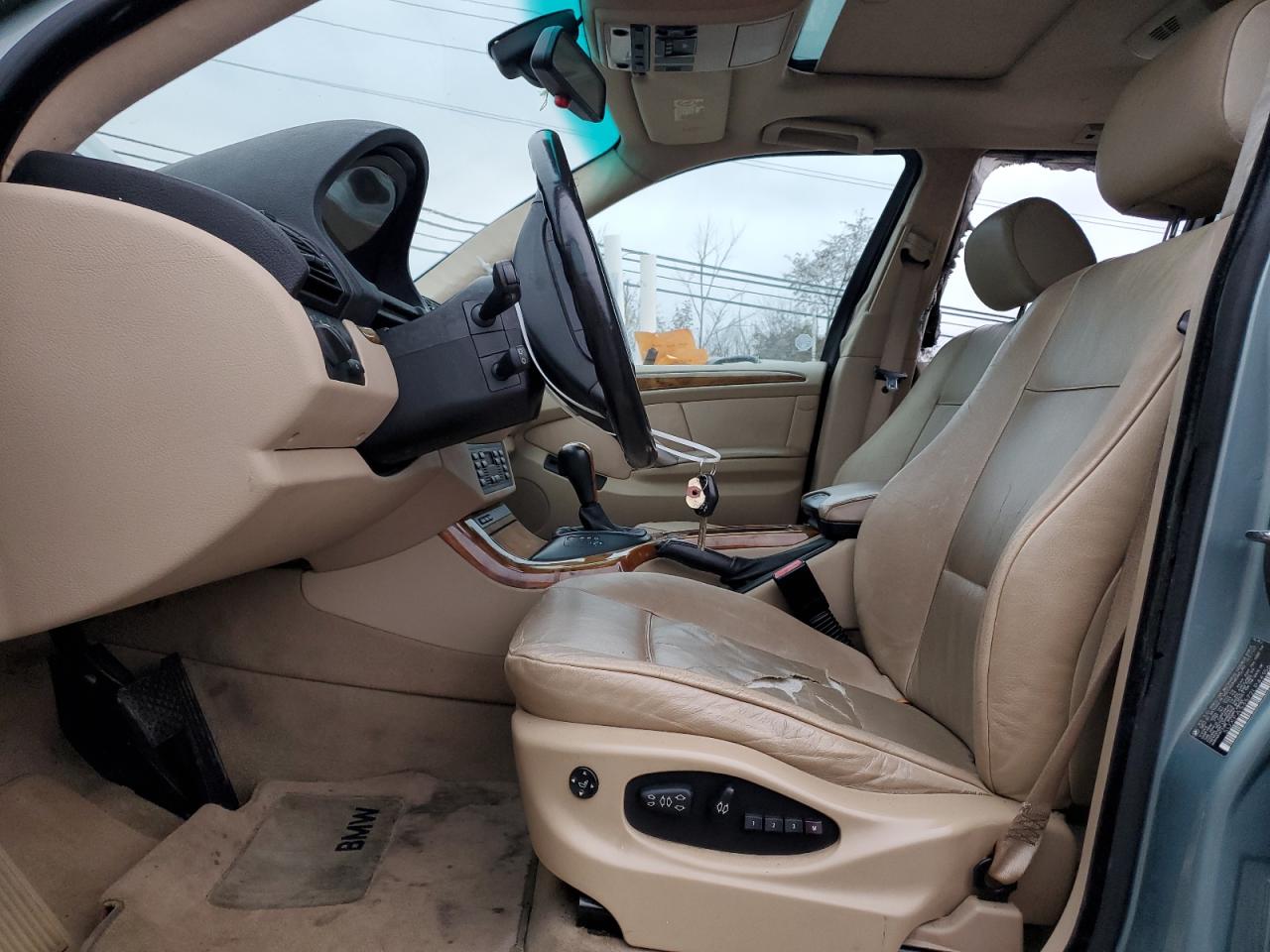 2002 BMW X5 VIN 5UXFA53572LP44156 Copart auction photo, frame damage / front end damage thumbnail 7