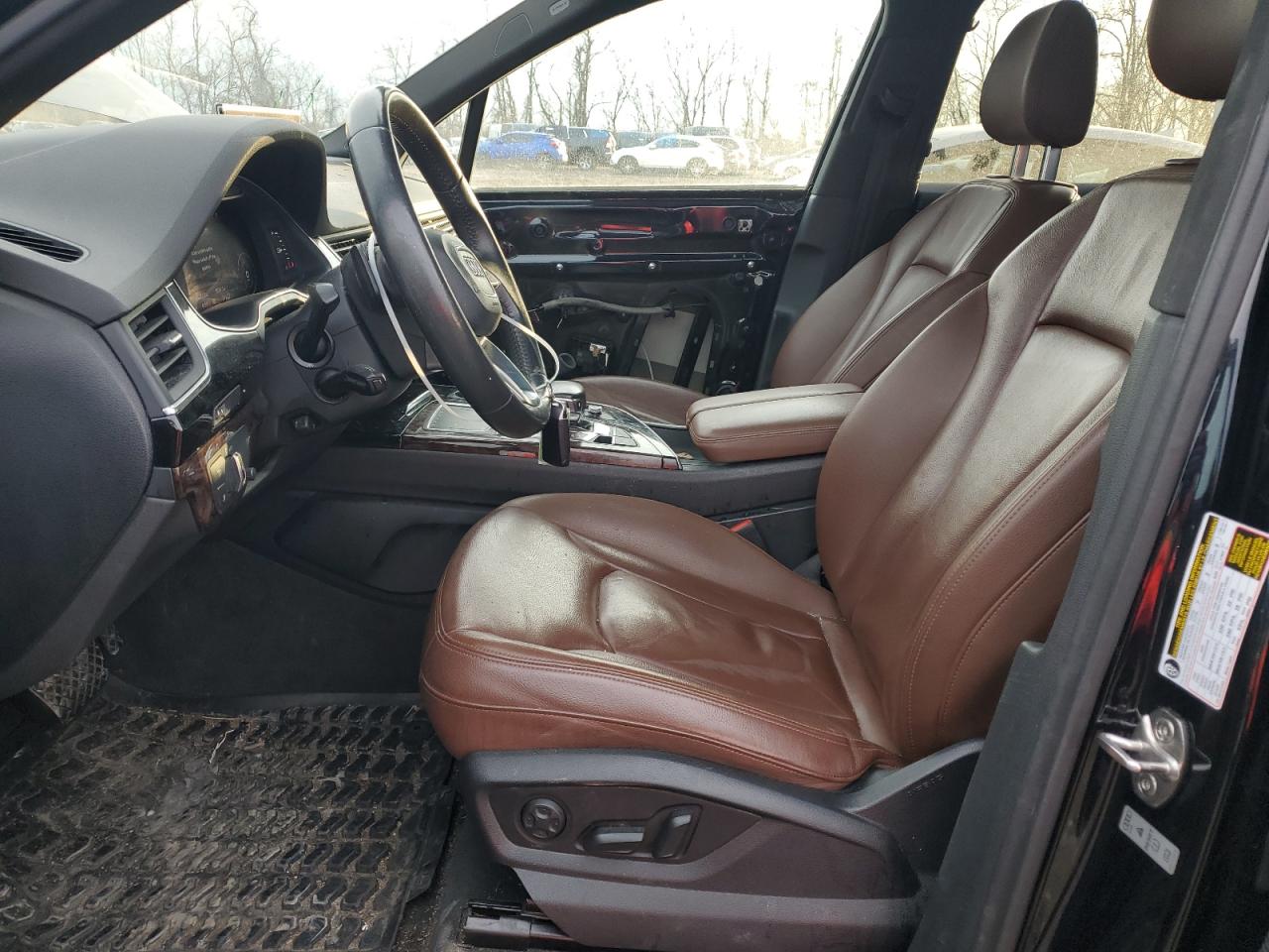 2018 Audi Q7 VIN WA1LAAF71JD001957 Copart auction photo, front end / side damage thumbnail 7