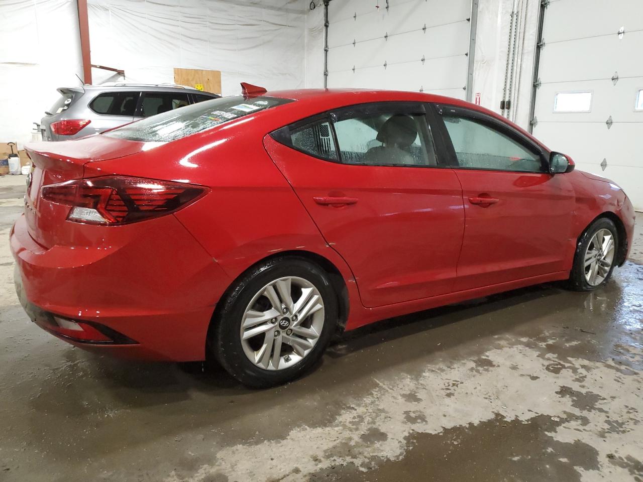 2019 Hyundai Elantra VIN KMHD84LF7KU859840 Copart auction photo, front end / minor dent/scratches damage thumbnail 3