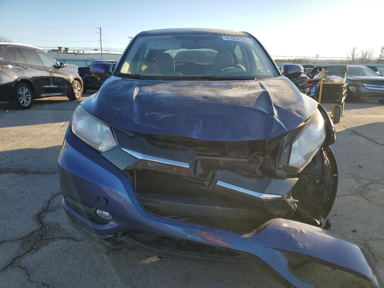 2017 Honda HR-V VIN 3CZRU6H57HM712930 Copart auction photo, front end damage thumbnail 5