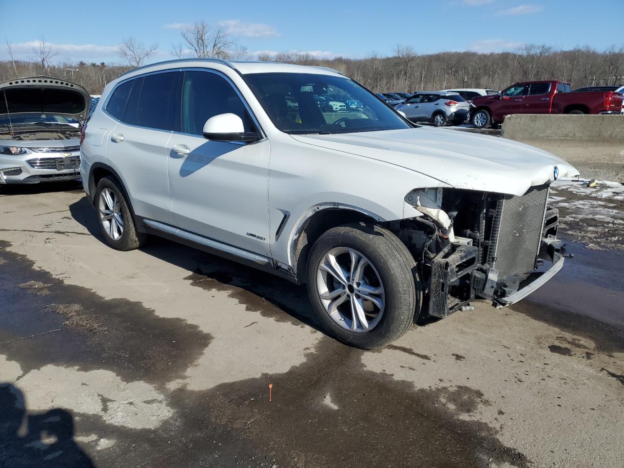 2018 BMW X3 VIN 5UXTR9C56JLC80569 Copart auction photo, front end / minor dent/scratches damage thumbnail 4