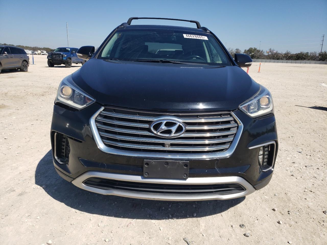 2017 Hyundai Santa Fe VIN KM8SR4HF5HU254835 Copart auction photo, front end / side damage thumbnail 5