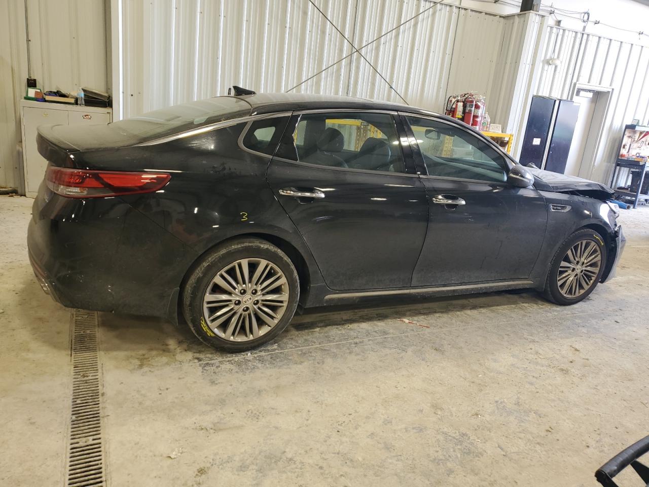 2018 KIA Optima VIN 5XXGV4L24JG199414 Copart auction photo, front end damage thumbnail 3