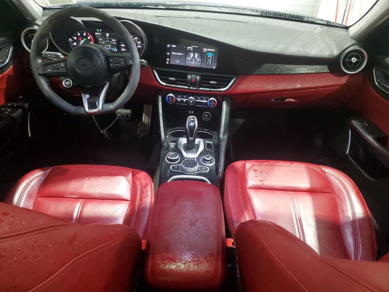 2020 Alfa Romeo Giulia VIN ZARFANAN7L7633935 Copart auction photo, side / front end damage thumbnail 8