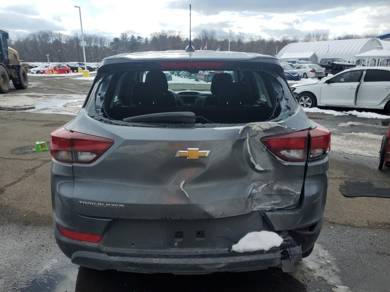 2021 Chevrolet TrailBlazer VIN KL79MMS2XMB101247 Copart auction photo, side / rear end damage thumbnail 6