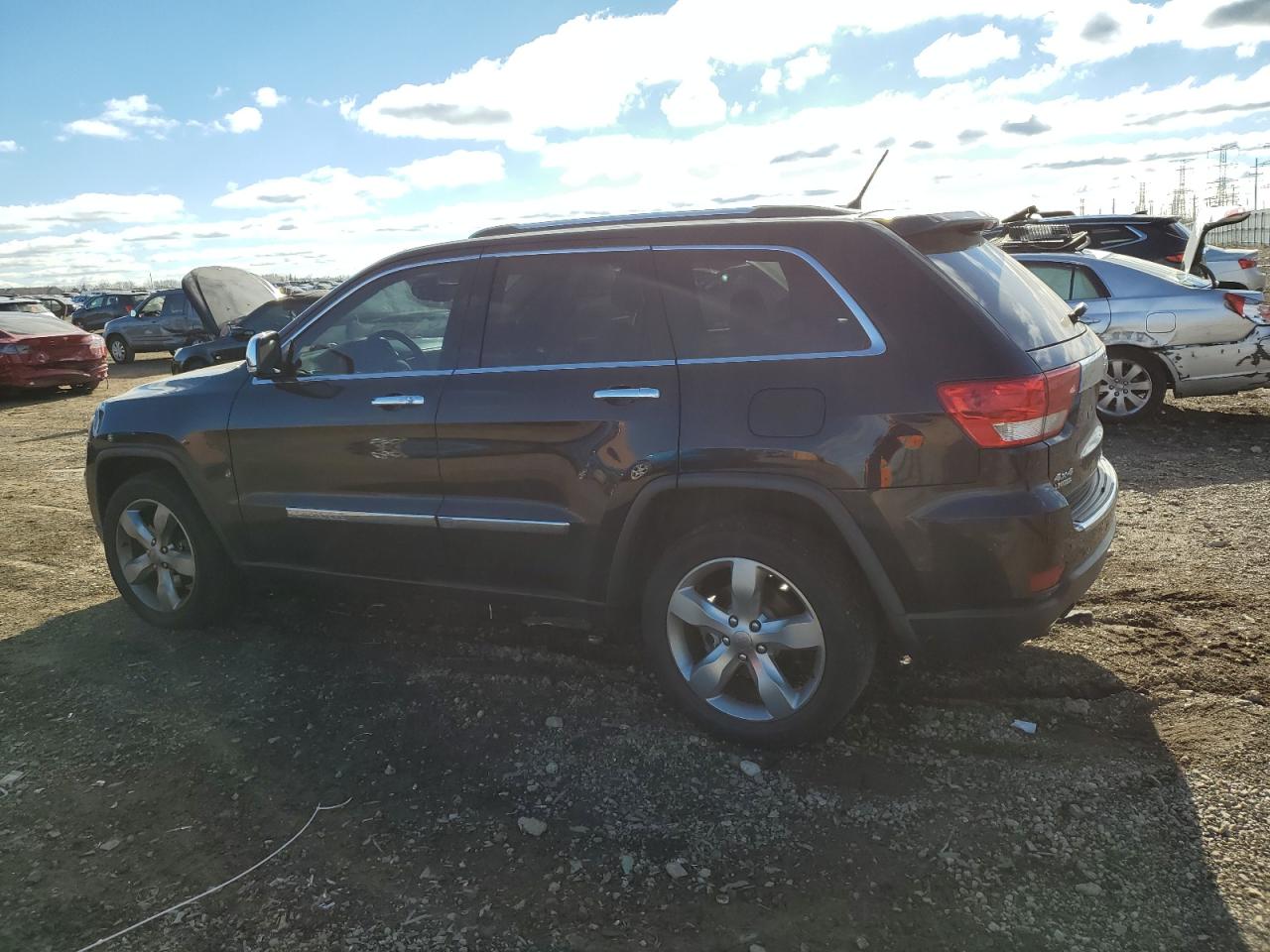 2013 Jeep Grand Cherokee VIN 1C4RJFBT8DC525181 Copart auction photo, front end damage thumbnail 2