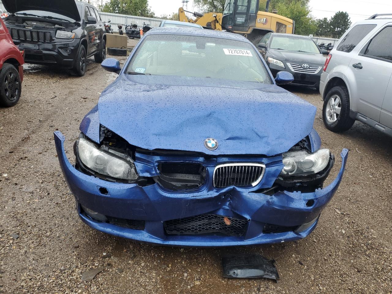 2009 BMW 3er VIN WBAWR33509P460138 Copart auction photo, front end damage thumbnail 5