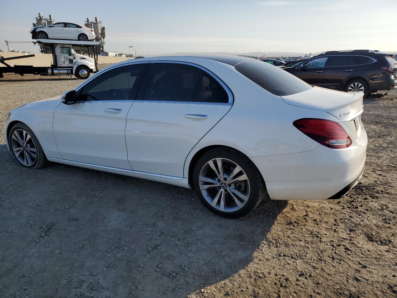 2018 Mercedes-Benz C-klasse VIN WDDWF4JB4JR345129 Copart auction photo, minor dent/scratches damage thumbnail 2