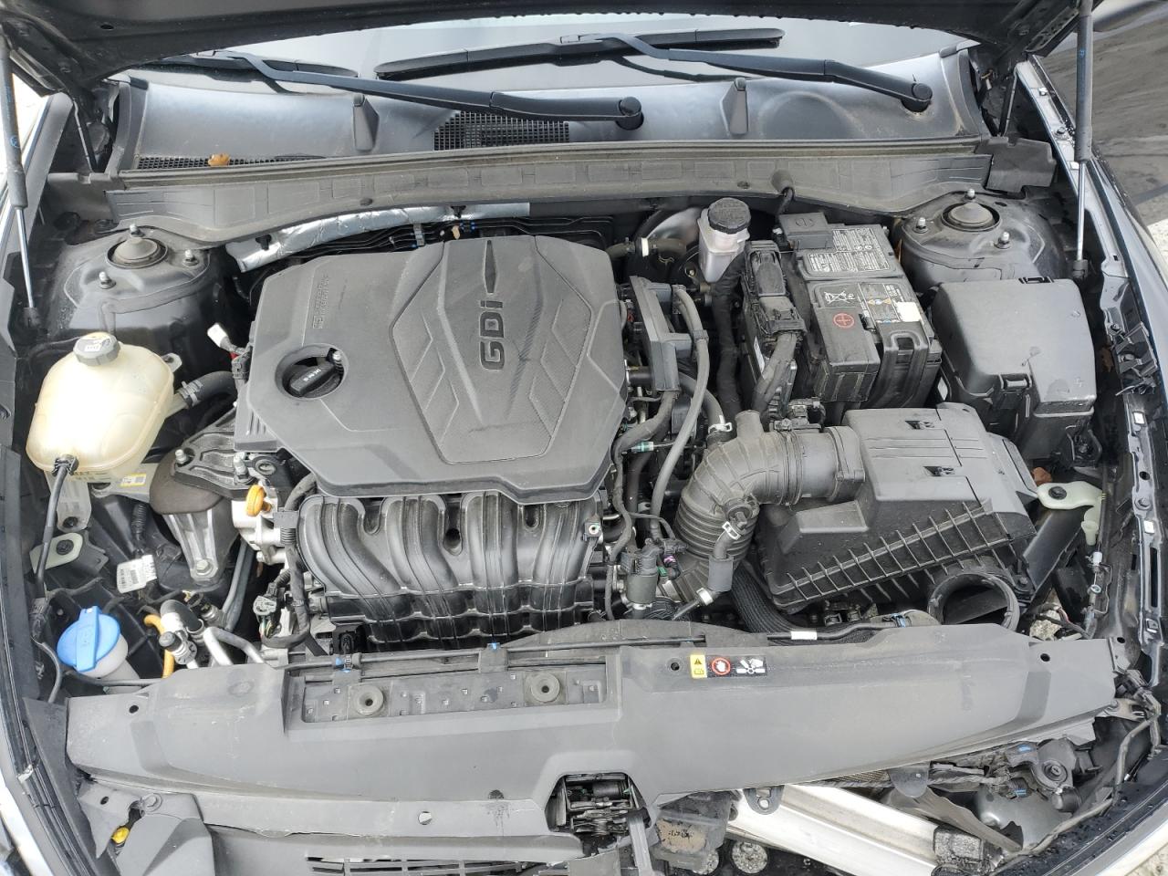 2020 Hyundai Sonata VIN 5NPEF4JA1LH010661 Copart auction photo, all over damage thumbnail 11