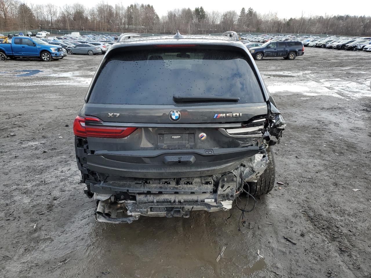 2022 BMW X7 VIN 5UXCX6C00N9L87710 Copart auction photo, rear end / side damage thumbnail 6