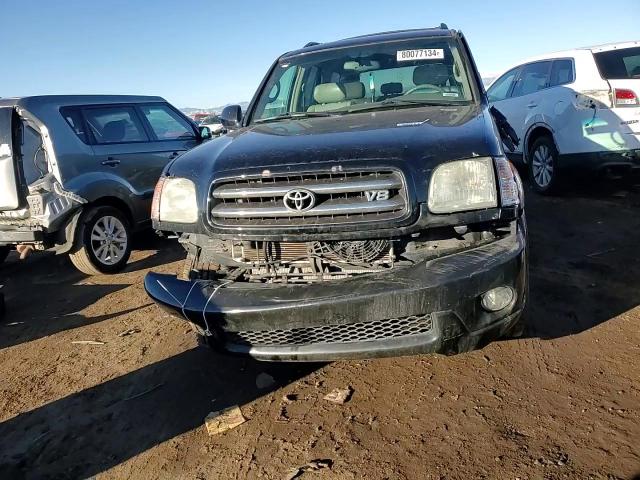 2004 Toyota Sequoia VIN 5TDBT48A84S210885 Copart auction photo, front end / side damage thumbnail 12
