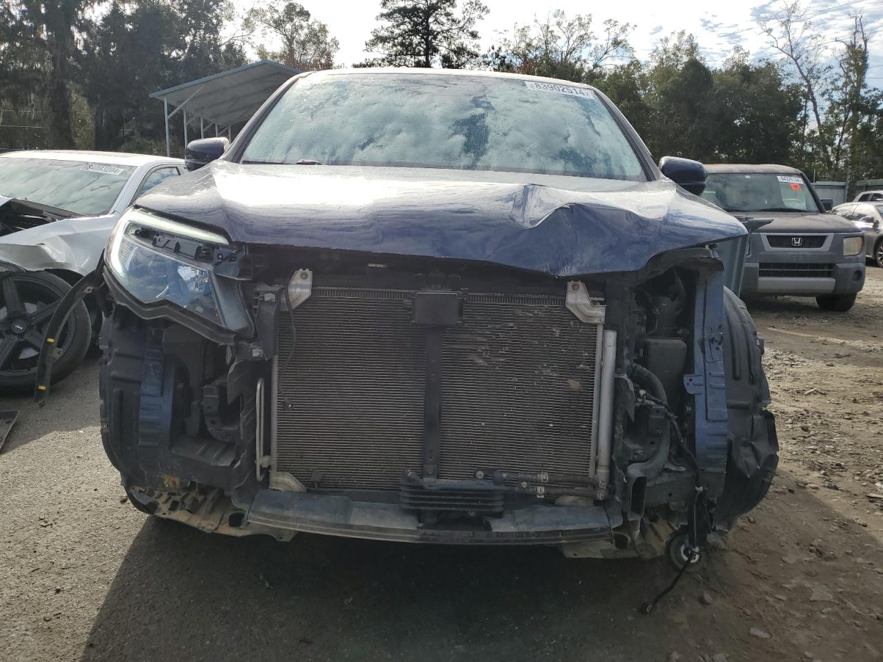 2017 Honda Ridgeline VIN 5FPYK3F76HB029879 Copart auction photo, front end damage thumbnail 5