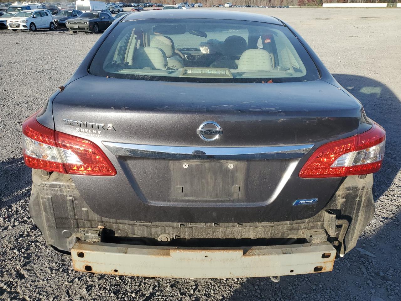 2013 Nissan Sentra VIN 3N1AB7AP5DL691962 Copart auction photo, all over damage thumbnail 6
