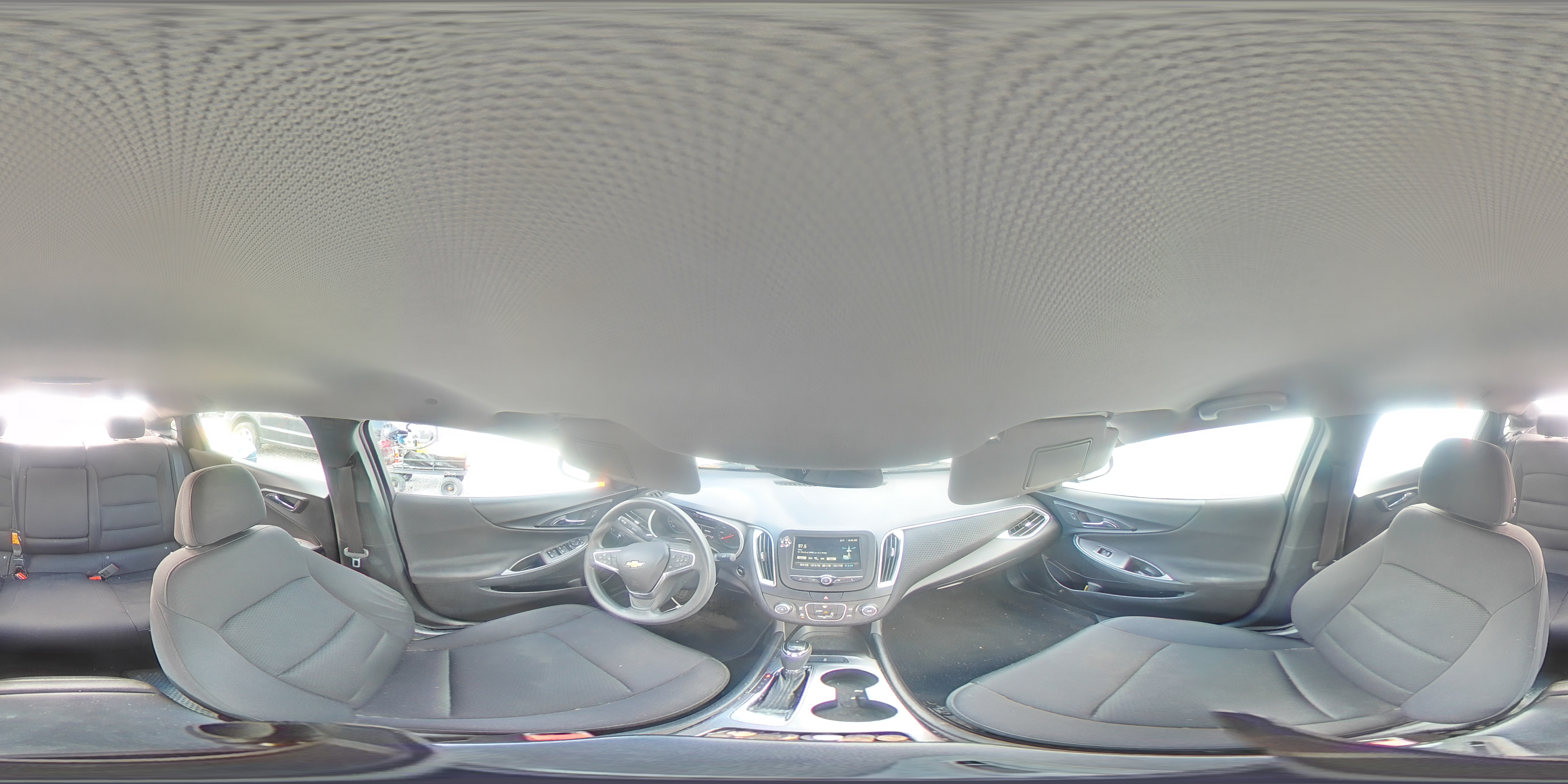 2017 Chevrolet Malibu VIN 1G1ZB5ST5HF278058 Copart auction photo, top/roof damage thumbnail 13