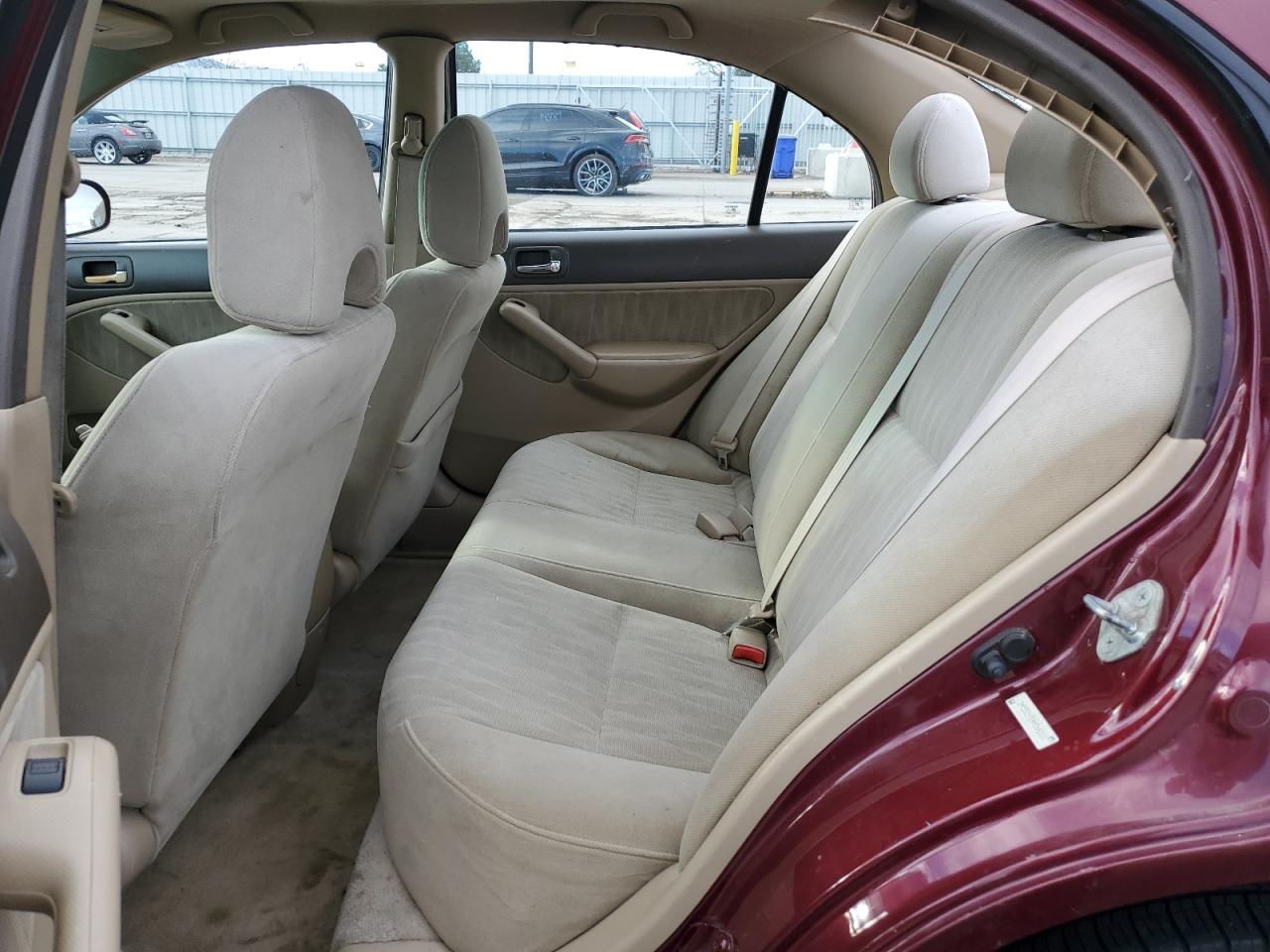 2004 Honda Civic VIN 2HGES26714H564310 Copart auction photo, rear end / hail damage thumbnail 10