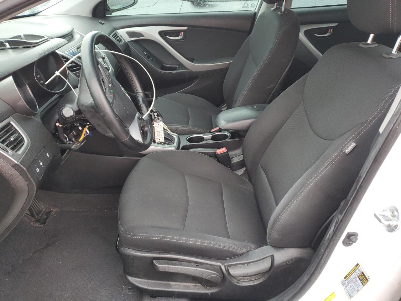 2015 Hyundai Elantra VIN 5NPDH4AE8FH581724 Copart auction photo, front end / side damage thumbnail 7