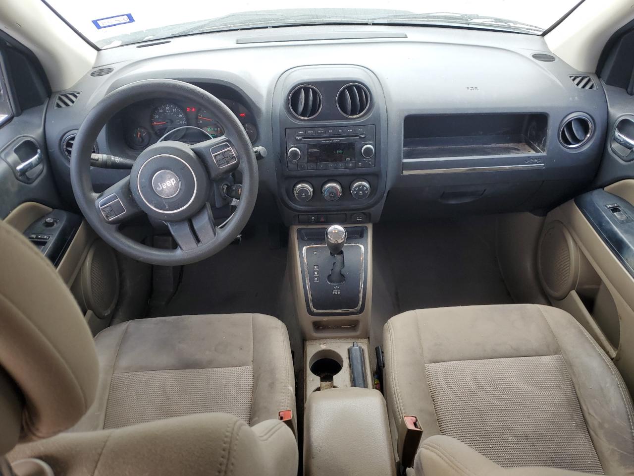 2012 Jeep Compass VIN 1C4NJCBA8CD575258 Copart auction photo, front end / side damage thumbnail 8
