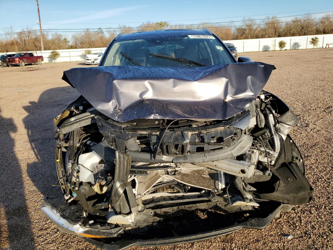 2022 Honda HR-V VIN 3CZRU5H58NM718998 Copart auction photo, front end damage thumbnail 5