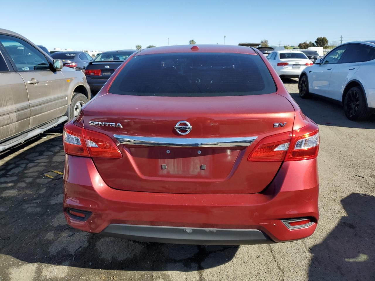 2017 Nissan Sentra VIN 3N1AB7AP9HY308422 Copart auction photo, front end damage thumbnail 6