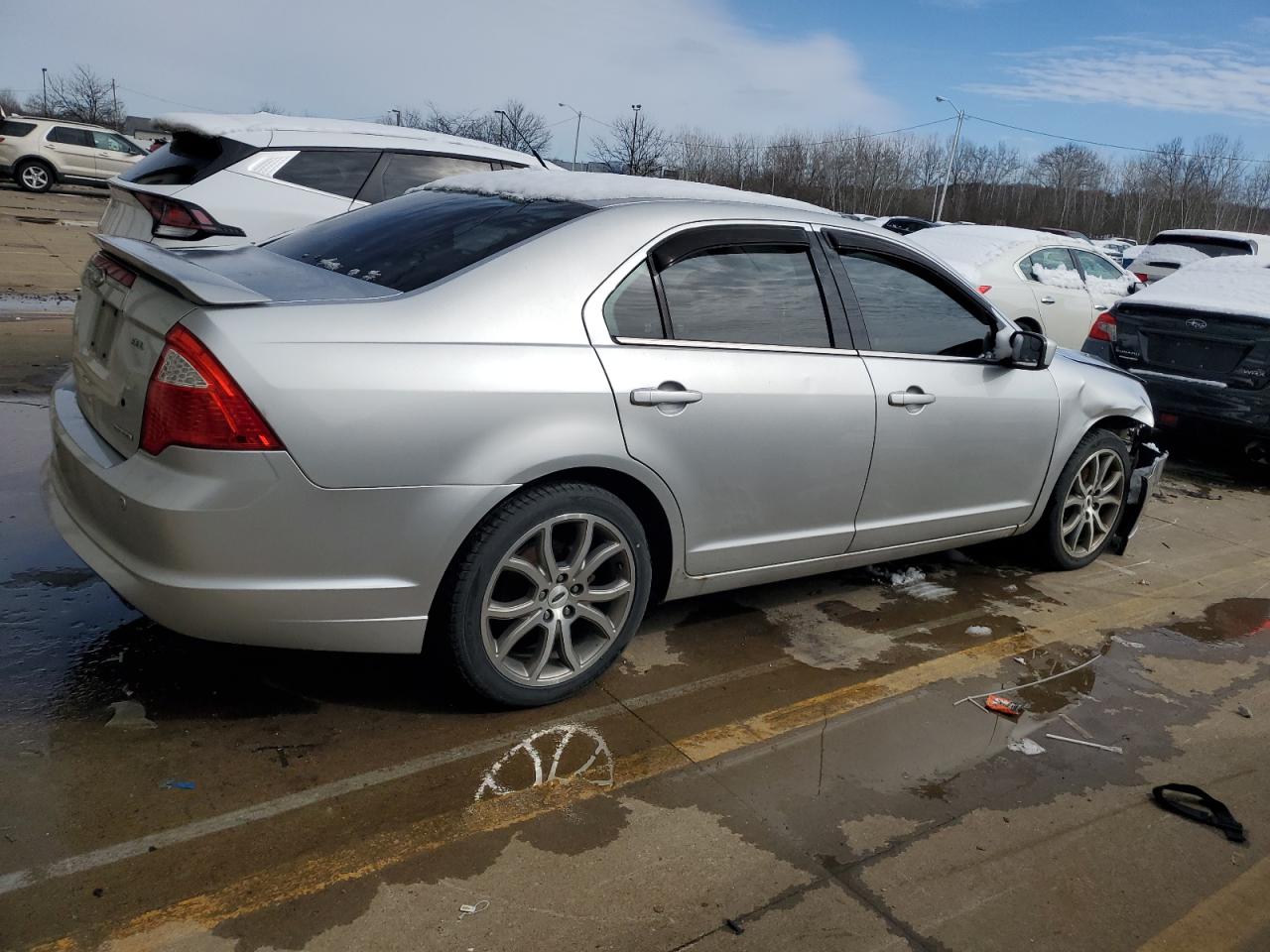 2012 Ford Fusion VIN 3FAHP0JG6CR244949 Copart auction photo, front end damage thumbnail 3