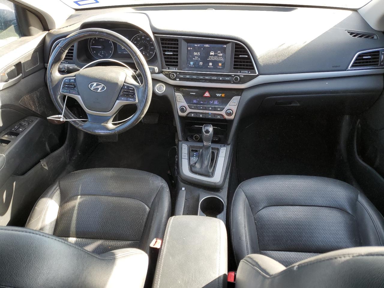 2018 Hyundai Elantra VIN KMHD84LF2JU712419 Copart auction photo, rear end damage thumbnail 8