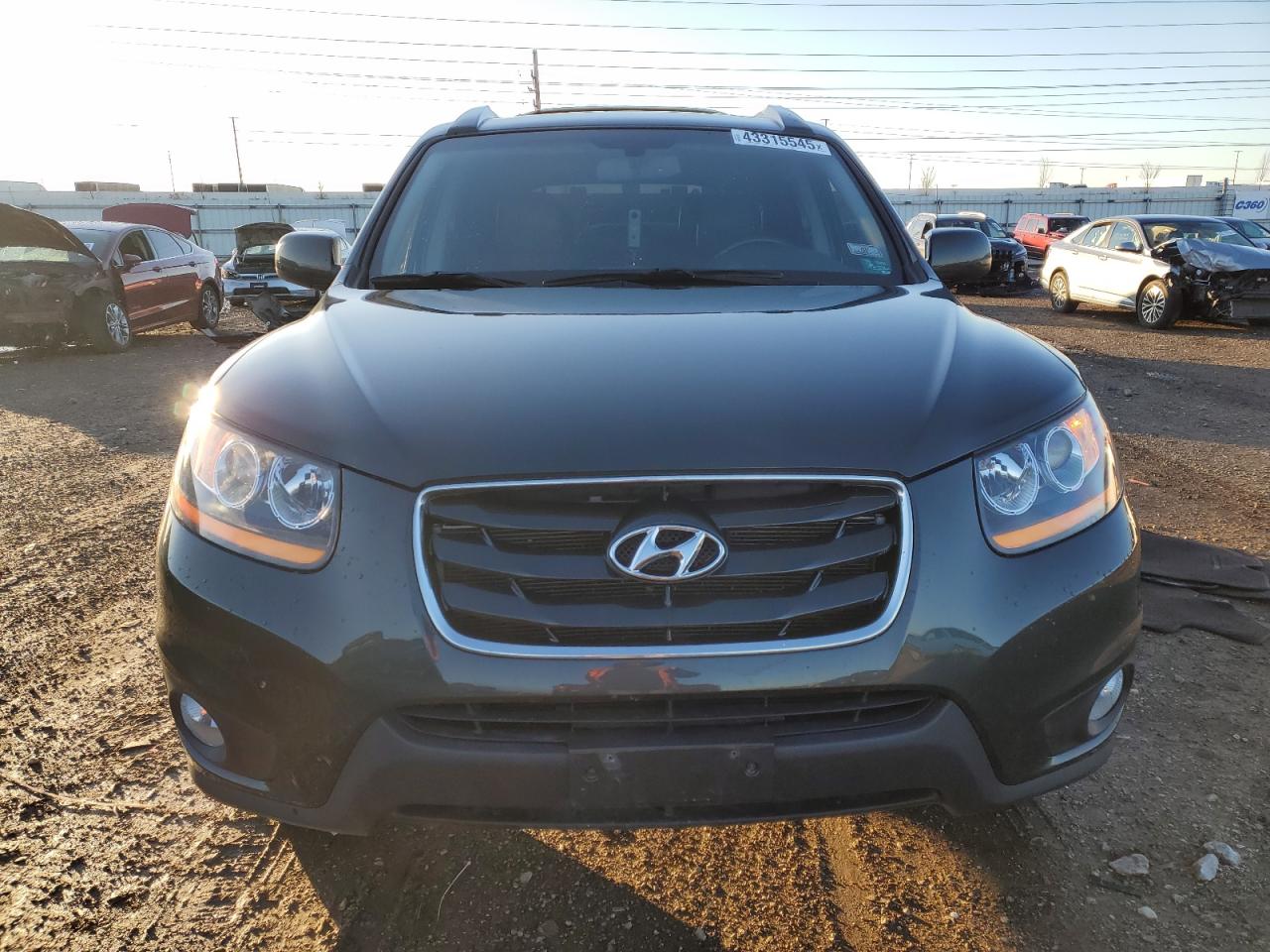 2010 Hyundai Santa Fe VIN 5NMSK4AG0AH346346 Copart auction photo, rear end damage thumbnail 5