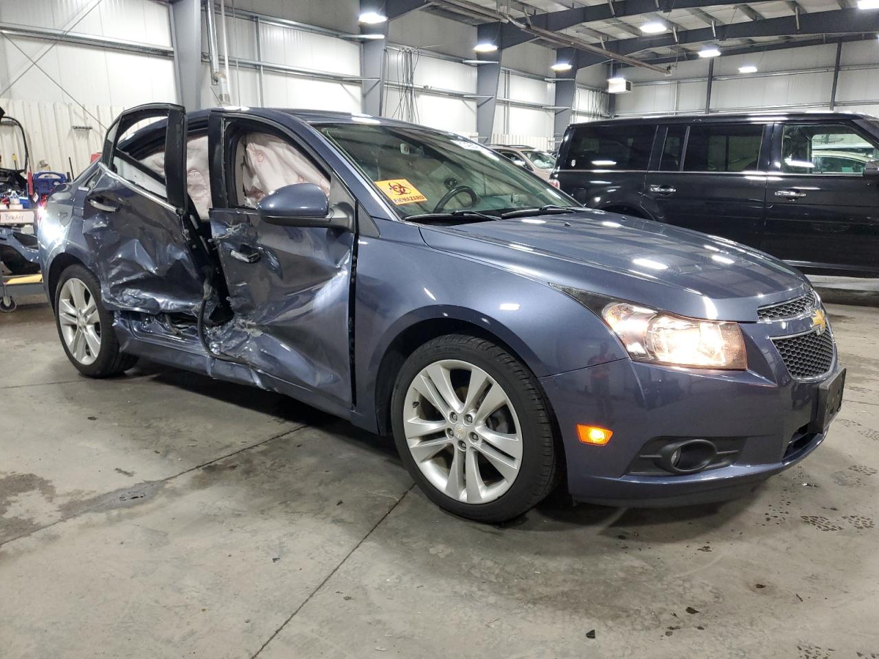 2013 Chevrolet Cruze VIN 1G1PG5SB5D7267419 Copart auction photo, side damage thumbnail 4