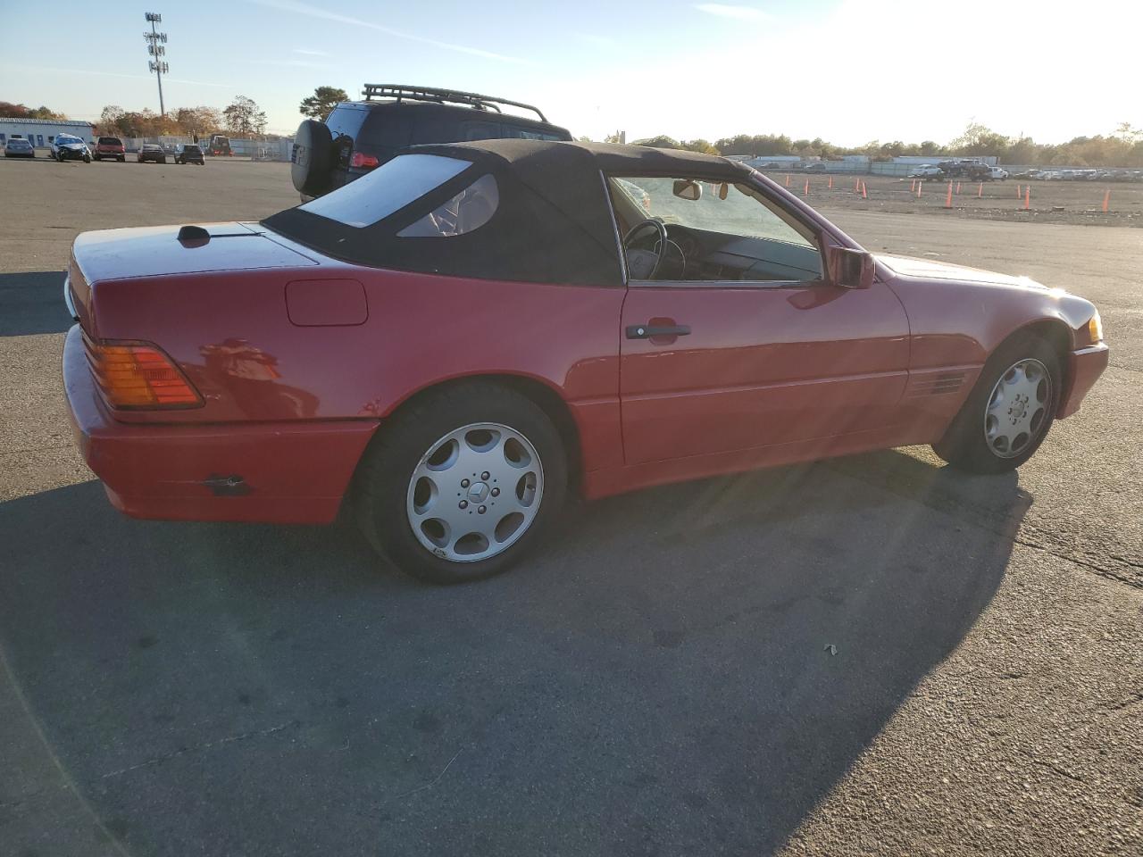 1995 Mercedes-Benz SL-klasse VIN WDBFA63E3SF118625 Copart auction photo, front end / minor dent/scratches damage thumbnail 3