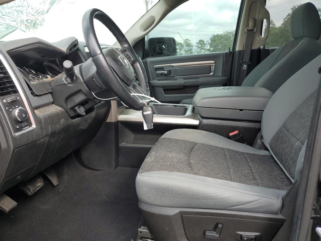 2019 RAM 1500 VIN 1C6RR6LTXKS665217 Copart auction photo, top/roof damage thumbnail 7