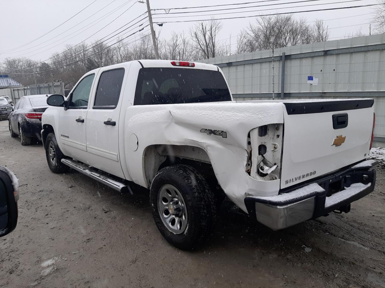 2013 Chevrolet Silverado VIN 3GCPKSEA3DG292038 Copart auction photo, rear end damage thumbnail 2